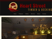 Tablet Screenshot of heartstreettimber.com.au